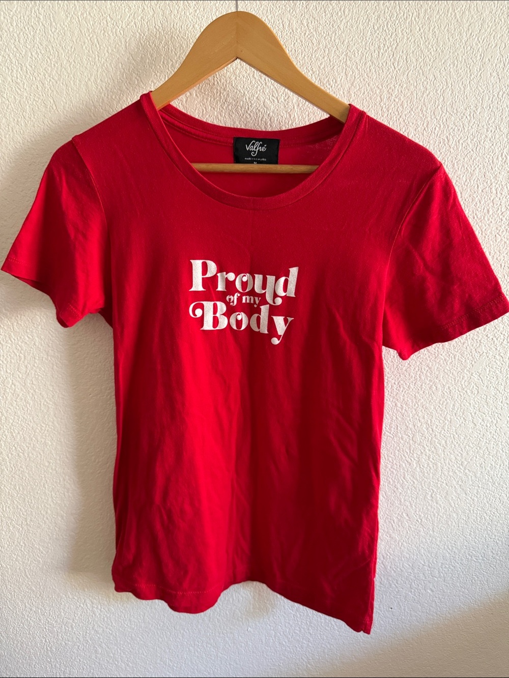 Valfre "Proud of My Body" Graphic Tee
